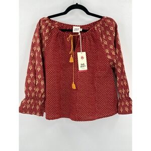 Mata Traders‎ Tulum Tassel Top Sienna Top XS NWT